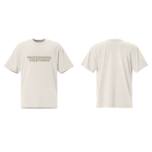 Professional Overthinkr T-Shirt - Off White